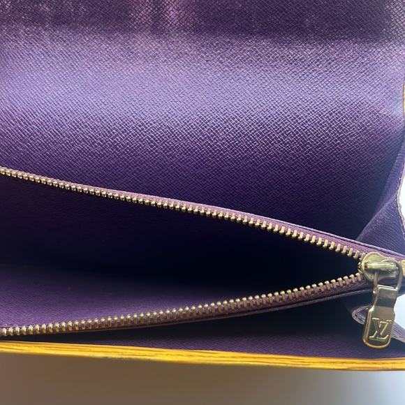 Louis Vuitton Yellow Epi Leather Wallet - Picture 10 of 11